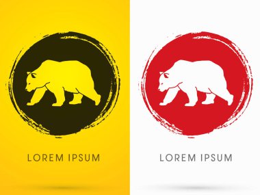 Büyük çıplak yürüyüş yan görünüm 