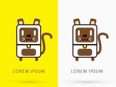 Siyam kedisi sevimli çizgi 