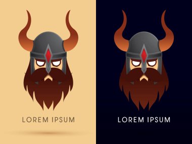 Kask ile Viking baş 