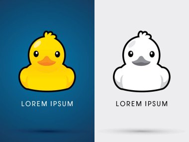 Ördek simgesini grafik 