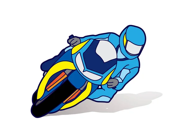 Motocicleta Racing gradphic — Archivo Imágenes Vectoriales