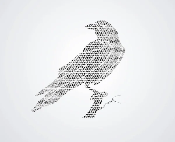 Crow vecteur graphique . — Image vectorielle