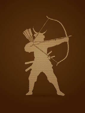 Yay ile samuray savaşçı