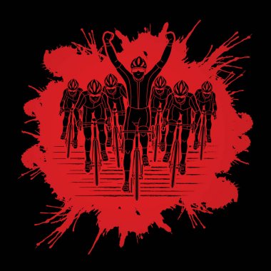 Grup bisikleti ile kazanan