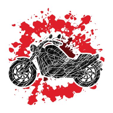 Motosiklet yan görünüm 