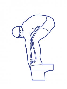 Yüzücü hazırlamak için atlama 