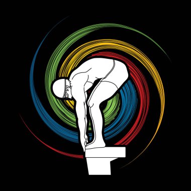 Yüzücü hazırlamak için atlama 