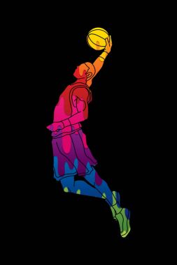 dunking basketbolcu  