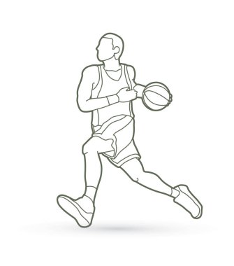 Çalışan basketbolcu