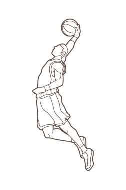 dunking basketbolcu 