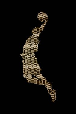 dunking basketbolcu 