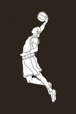 dunking basketbolcu  
