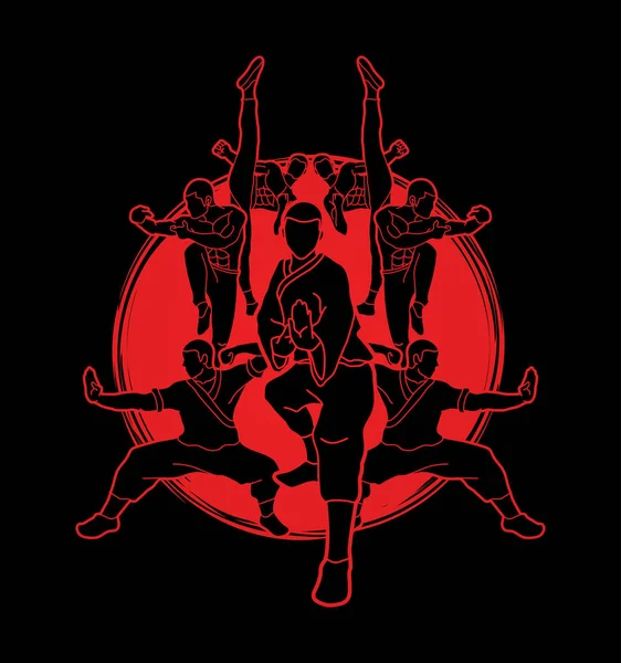 Kung fu eylem kompozisyon