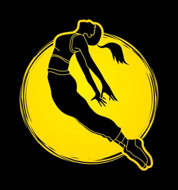 Dansçı uygulama, güneş ışığı arka plan grafik vektör tasarlanmış Street dance