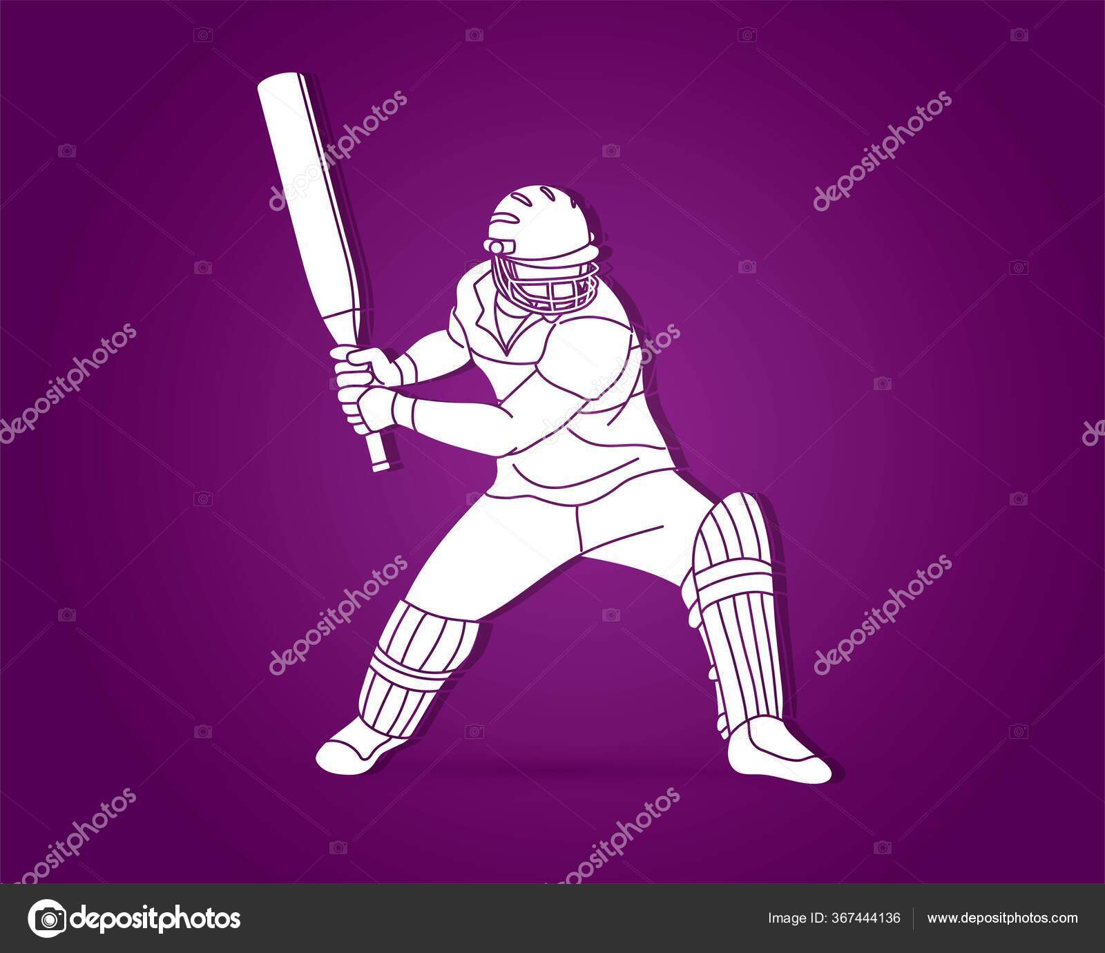 Cartoon cricket player Vector Art Stock Images | Depositphotos Cartoon cricket player Vector Art Stock Images | Depositphotos