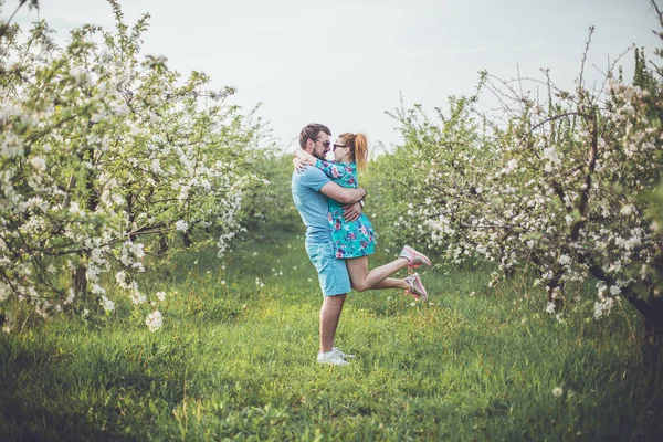 Αγάπη ζευγάρι άνθος κήπου — Φωτογραφία Αρχείου