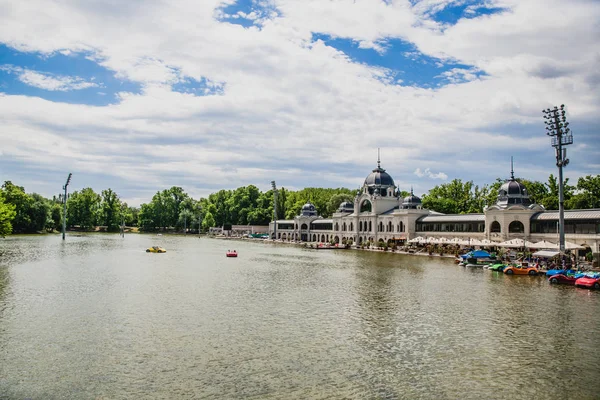 Mooie Vajdahunyad Castle — Stockfoto