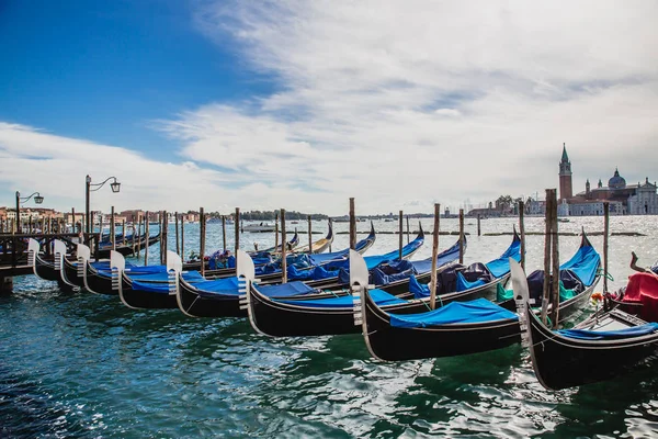 Belas gôndolas de Veneza — Fotografia de Stock