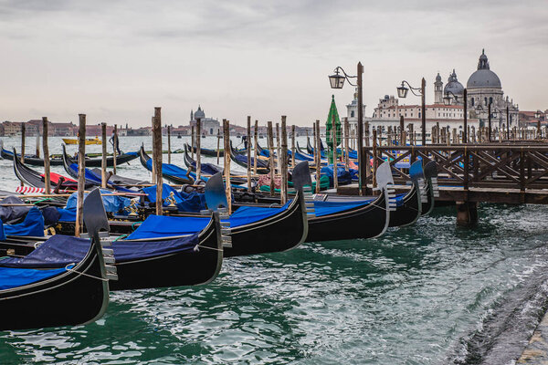 beautiful Venice gondolas 