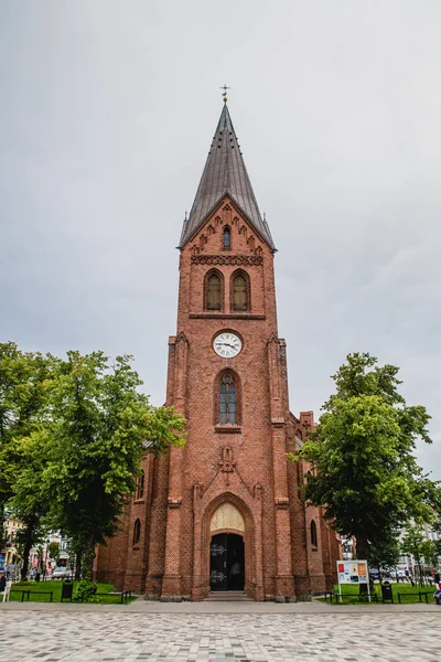 Schöne warnemunde architektur — Stockfoto