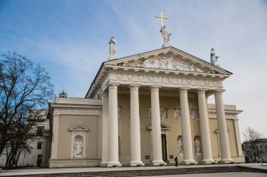 Eski şehir Vilnius Katedrali  