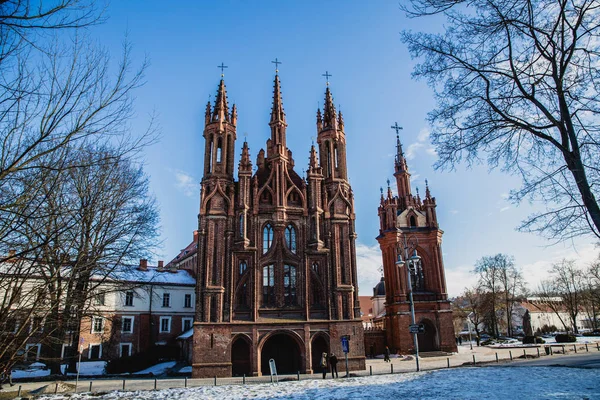 Aziz Anne Kilisesi Vilnius — Stok fotoğraf