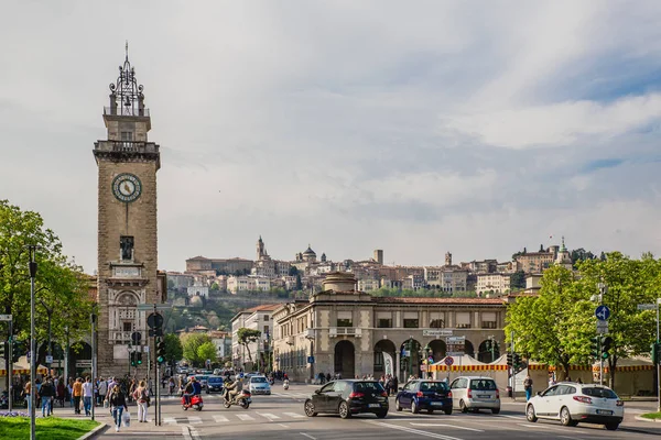 Bell Tower em Bergamo — Fotografia de Stock