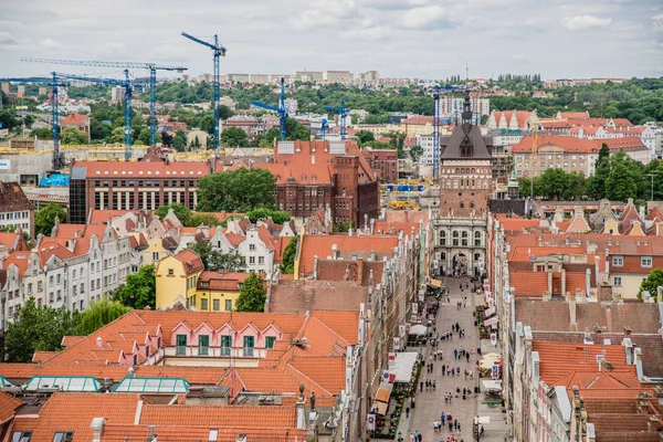 Bela vista de Gdansk — Fotografia de Stock