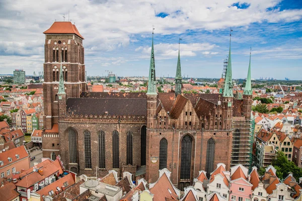 Schöner Blick auf Danzig — Stockfoto