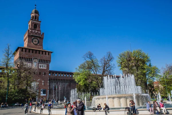 Castello Sforzesco di Milano — Foto Stock