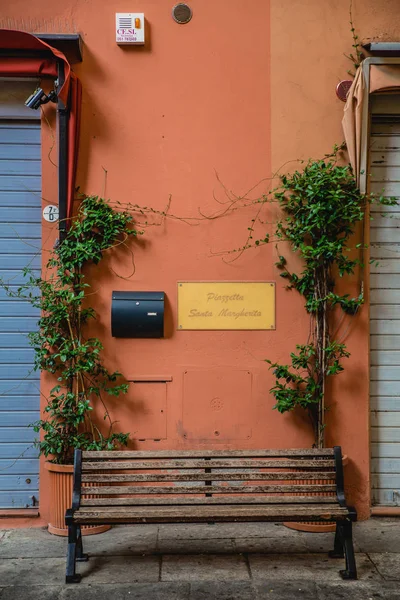 Arquitetura Histórica Sinal Rua Cidade Bolonha Itália — Fotografia de Stock