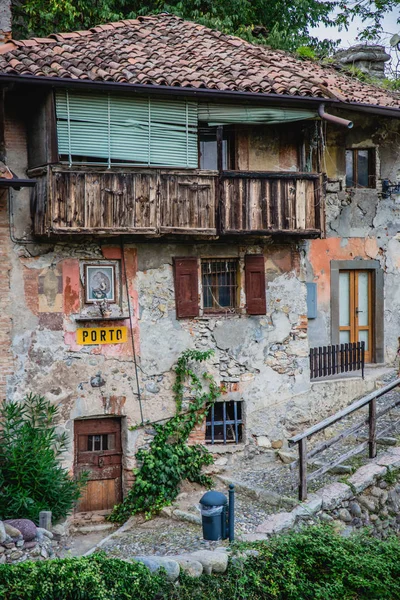 Alte Architektur Des Ubiale Clanezzo Der Provinz Bergamo Der Italienischen — Stockfoto