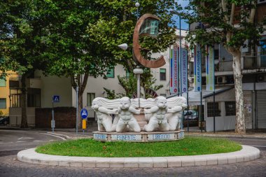 Mimari ve Rimini şehir, İtalya sokaklarında