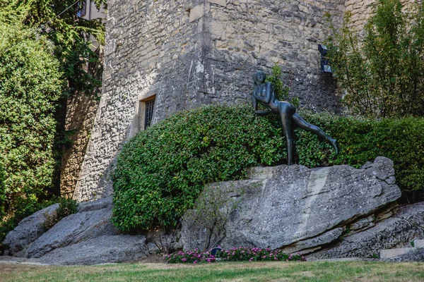 Historische Architectuur Beeldhouwkunst Van San Marino Land — Stockfoto