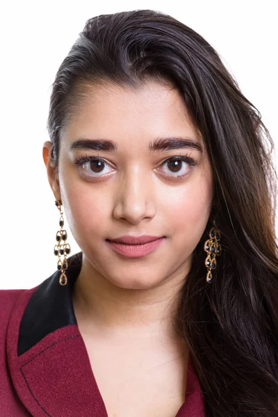 若い美しいインドのビジネス女性の顔 — ストック写真