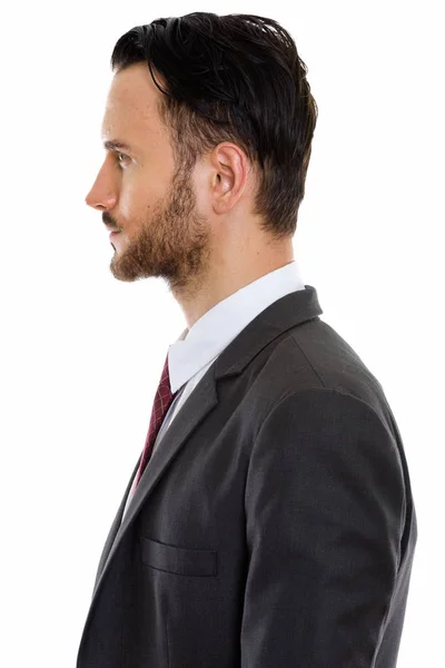Profile View Young Businessman — Stock Photo, Image