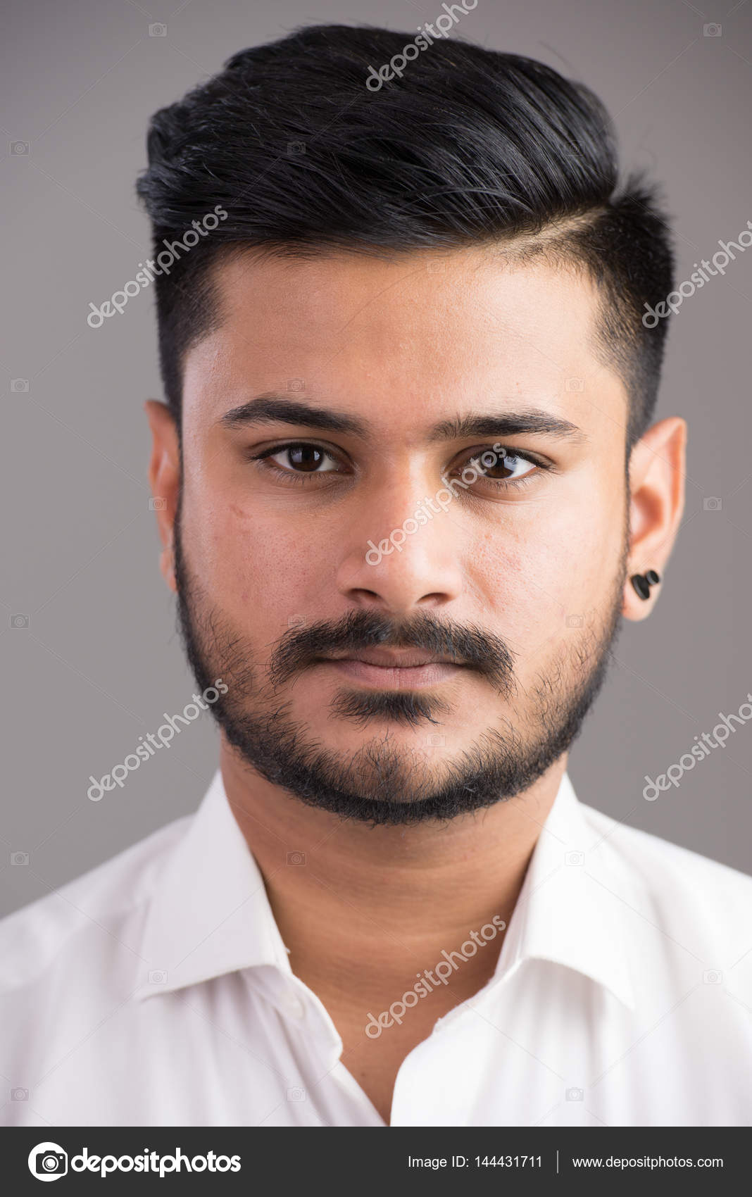 Face Of Young Handsome Indian Man Stock Photo C Amazingmikael