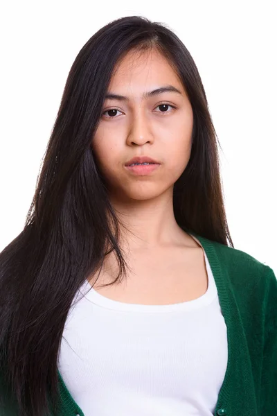 Close up van jonge Aziatische tiener meisje — Stockfoto