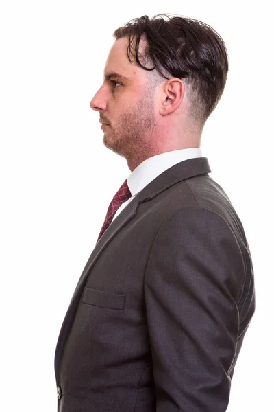 Profile view of young businessman — Stock Photo, Image