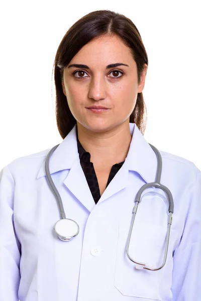 Rostro de hermosa mujer doctora —  Fotos de Stock