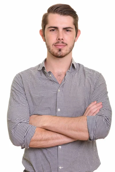 Young handsome Caucasian man — Stock Photo, Image