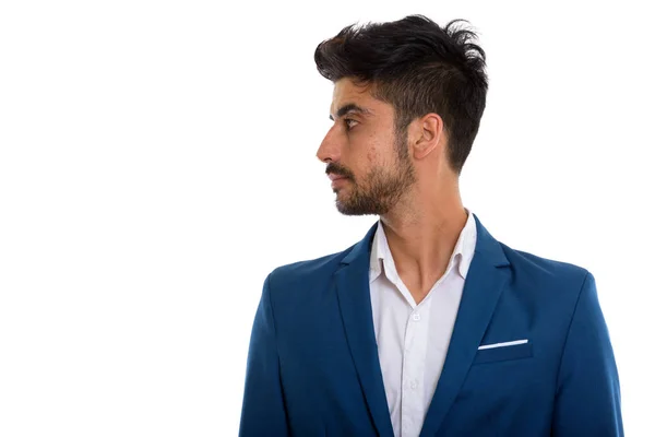 A fiatal perzsa üzletember profilnézete — Stock Fotó