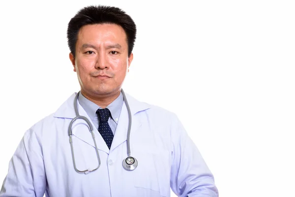 Studio shot of Japanese man doctor — Stock Photo, Image