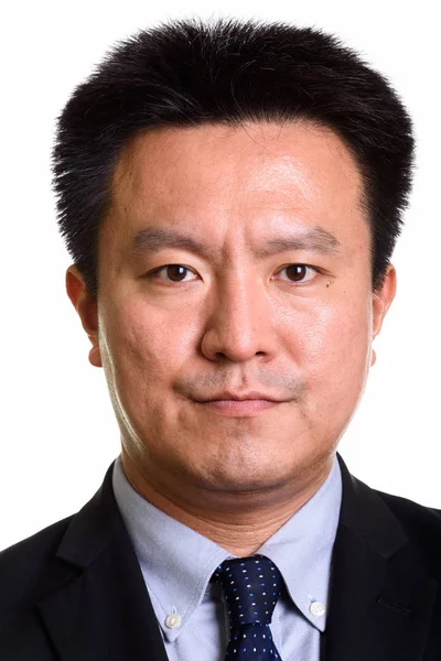 Ansikte av japansk affärsman — Stockfoto