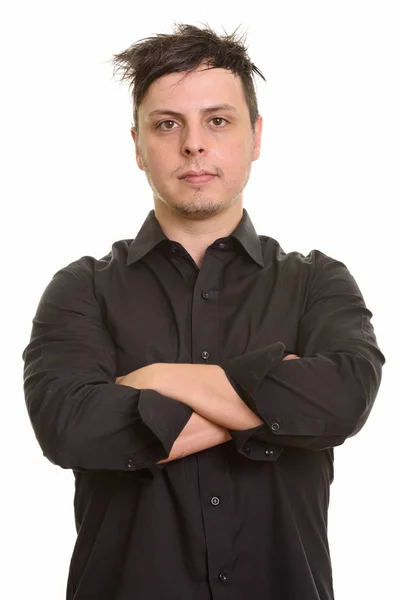 Studio shot of Caucasian businessman — Stock Photo, Image