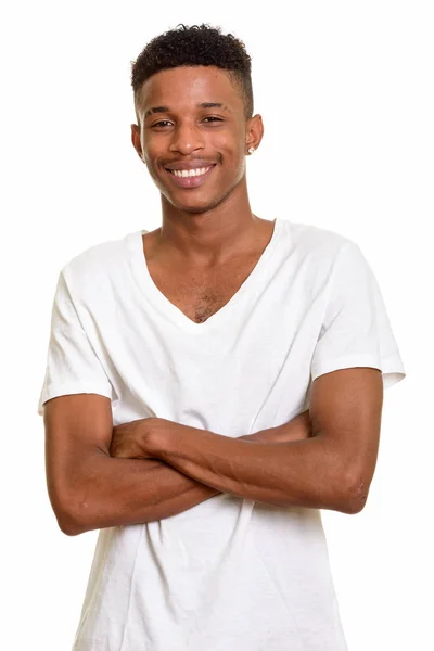 Jovem homem africano feliz — Fotografia de Stock