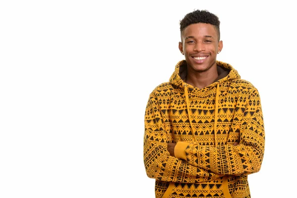 Молодой счастливый африканский мужчина — стоковое фото