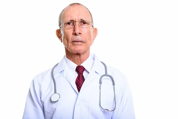 Студійний знімок старшого лікаря — стокове фото