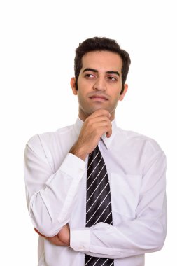 Düşünme genç İranlı işadamı
