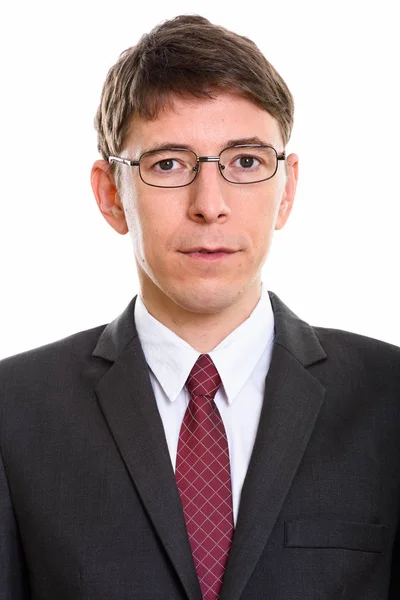 Close up van zakenman dragen brillen — Stockfoto